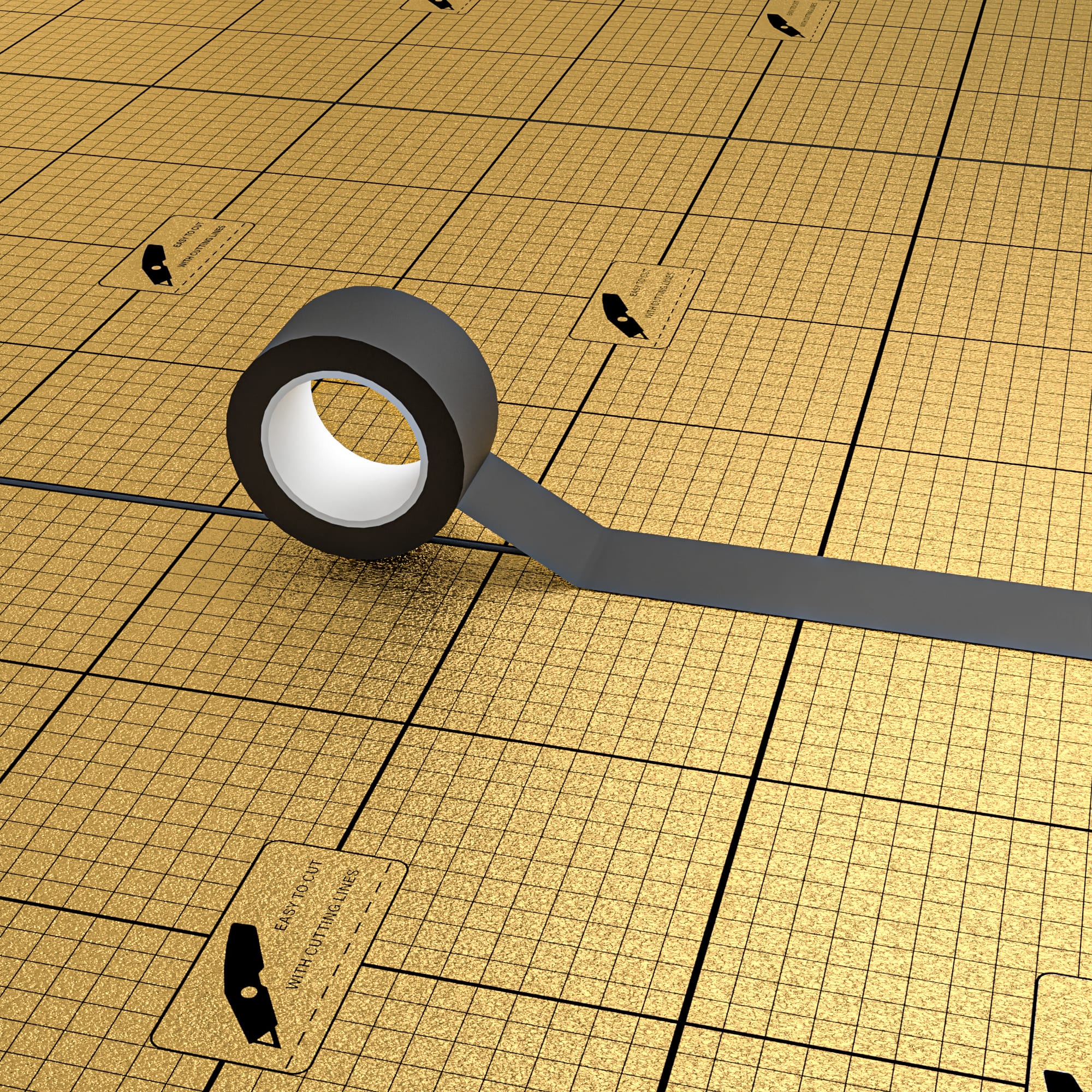 Underlayment Tape Roll - 1-7/8" Wide x 100 ft. Long - 2