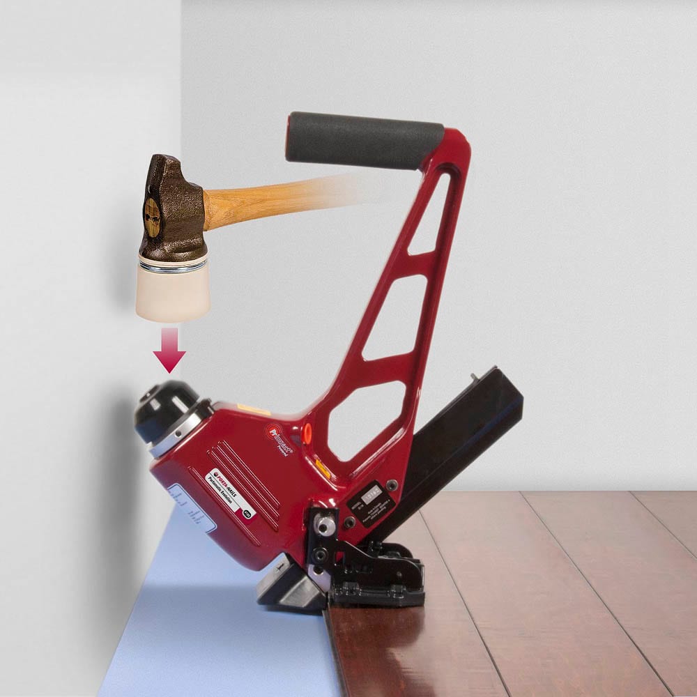 Portamatic Evolution Pneumatic 18-Gauge L-Cleat Flooring Nailer - 2