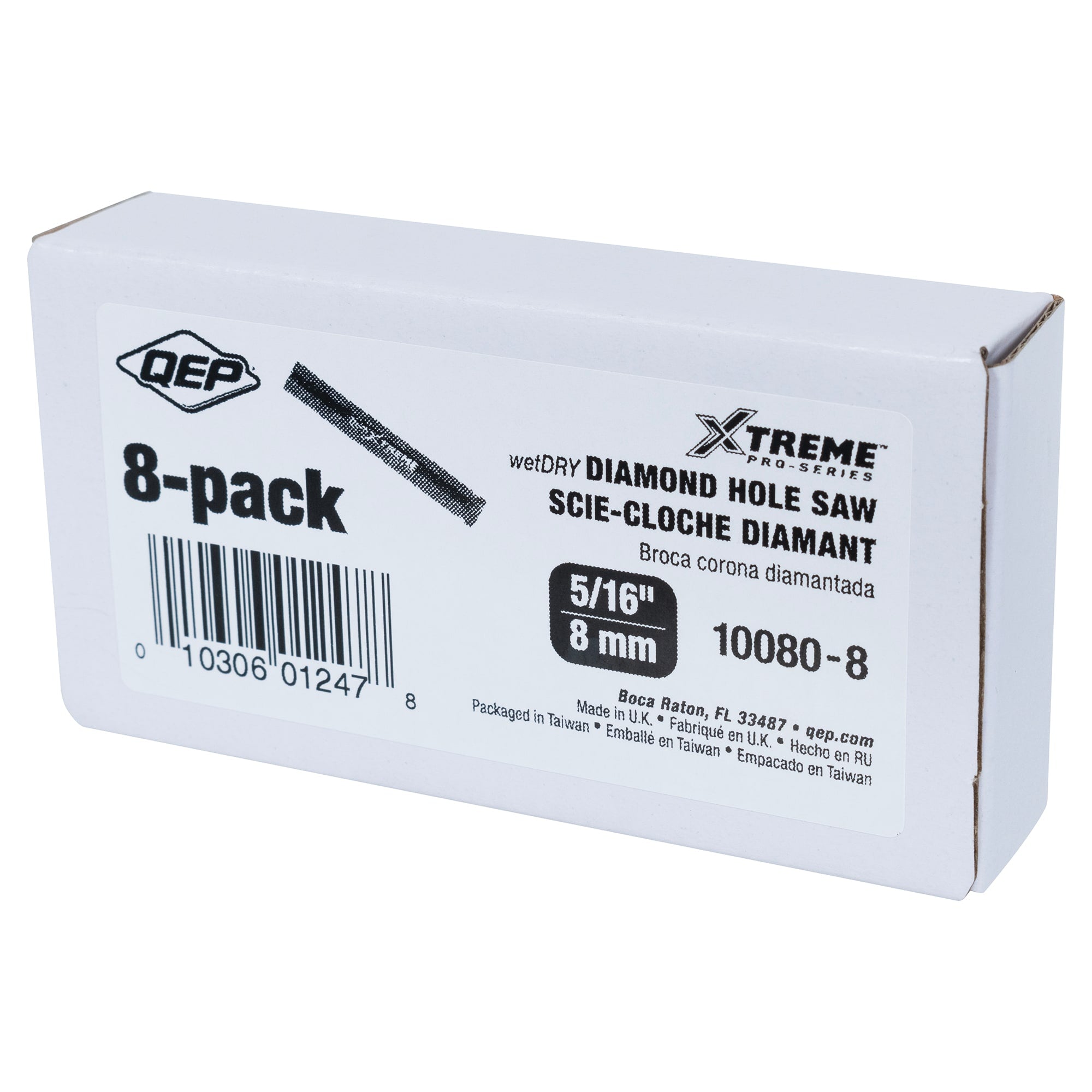 Xtreme 5/16" Pro Wet/Dry Diamond Hole Saw (8 pack) - 7