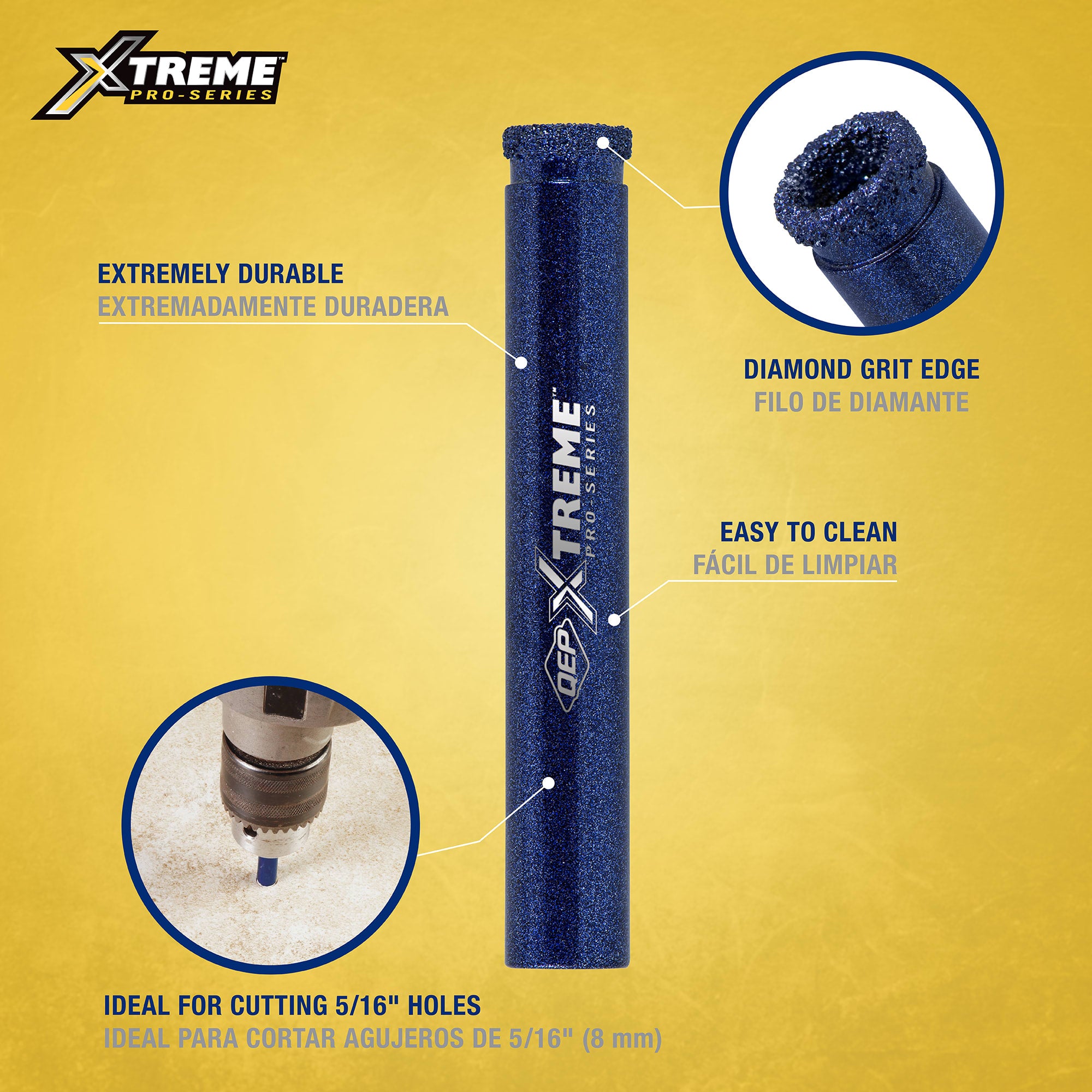 Xtreme 5/16" Pro wetDRY Diamond Hole Saw (8 pack) - 2