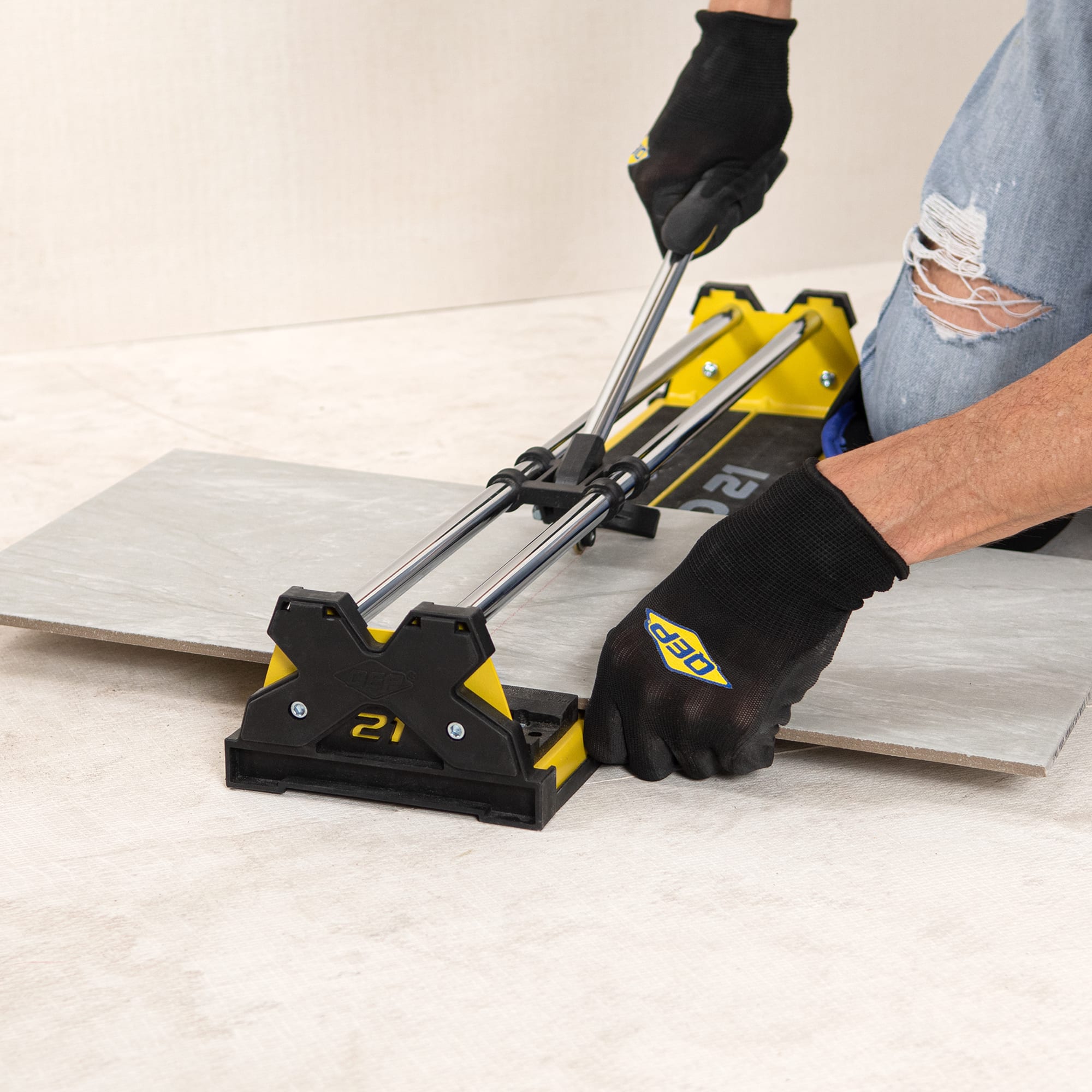 21" Professional Tile Cutter with 7/8" Scoring Wheel - 2