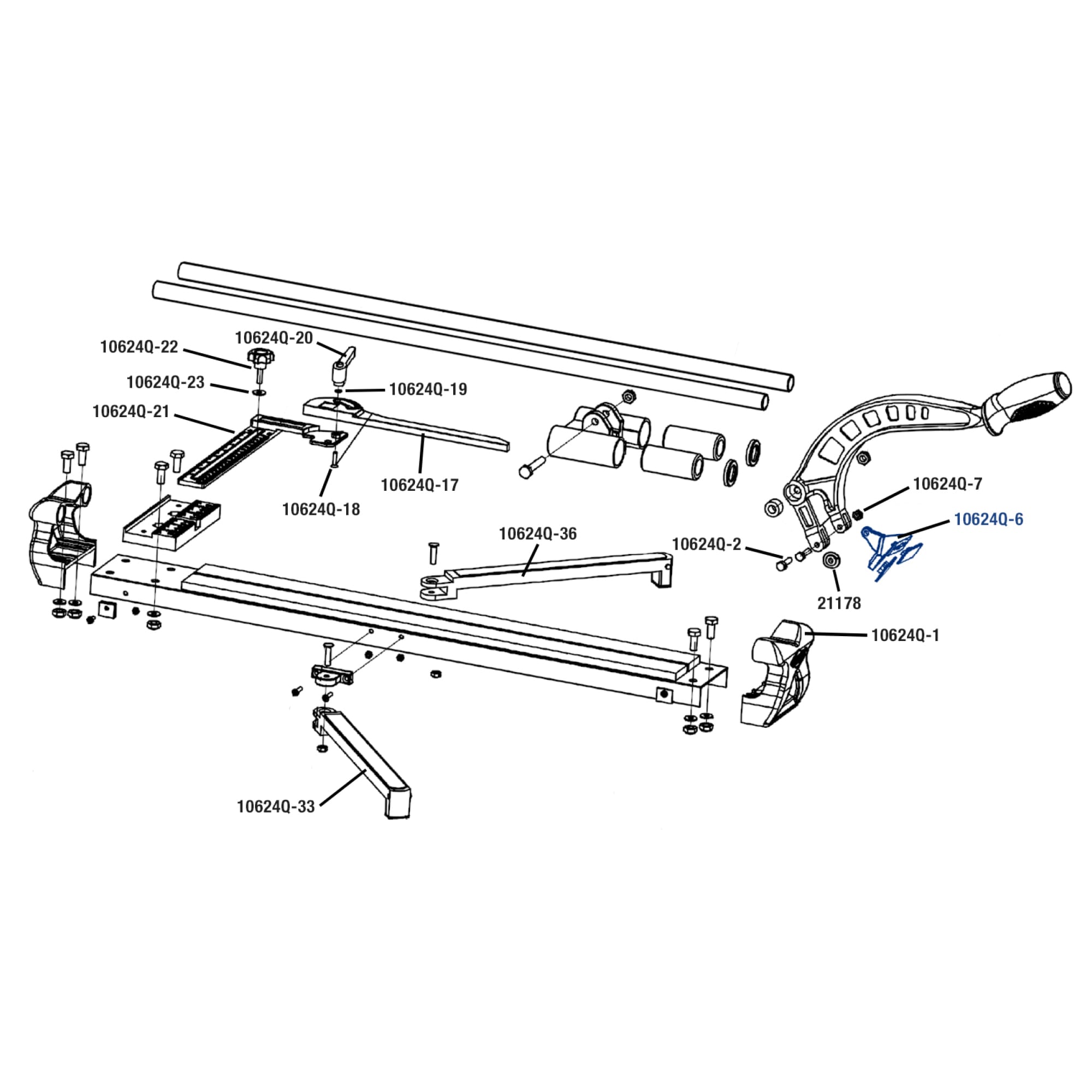 Breaker Bar for Xtreme Series Slimline Pro Tile Cutters - 4