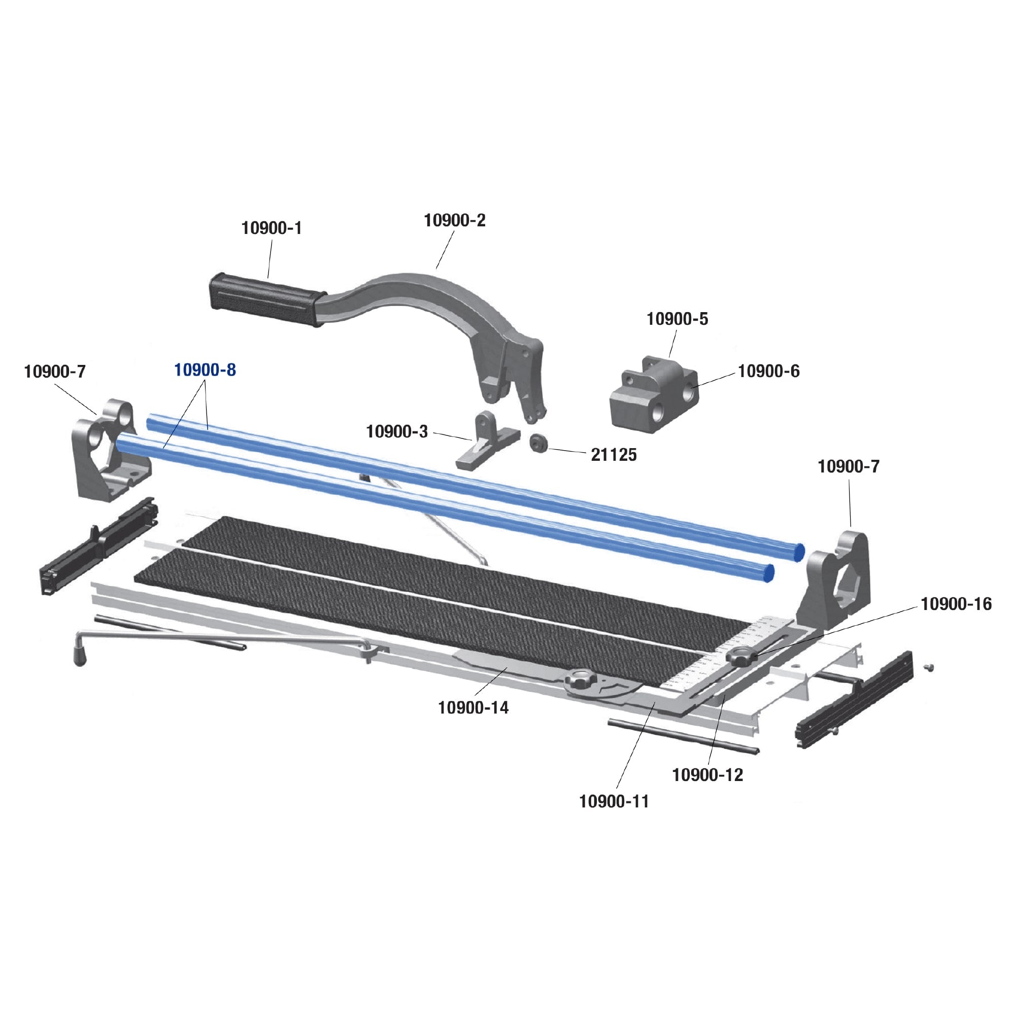 Rail Bar for Specific Professional Tile Cutters - 5