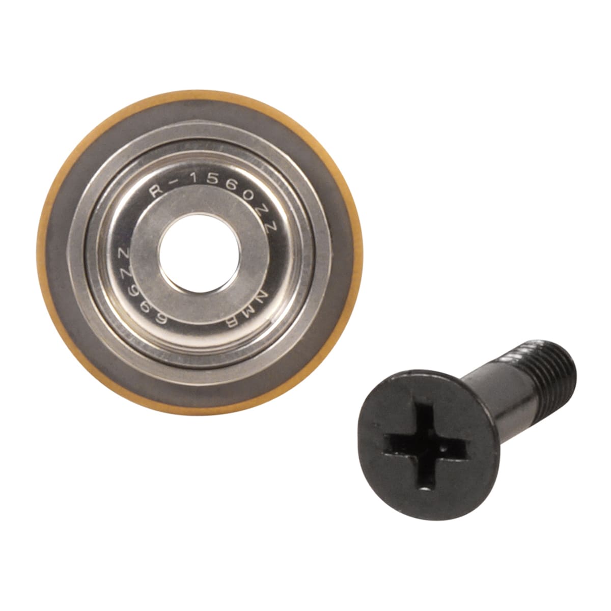 7/8" Titanium Coated Tile Cutter Scoring Wheel w/ Mounting Screw - 1