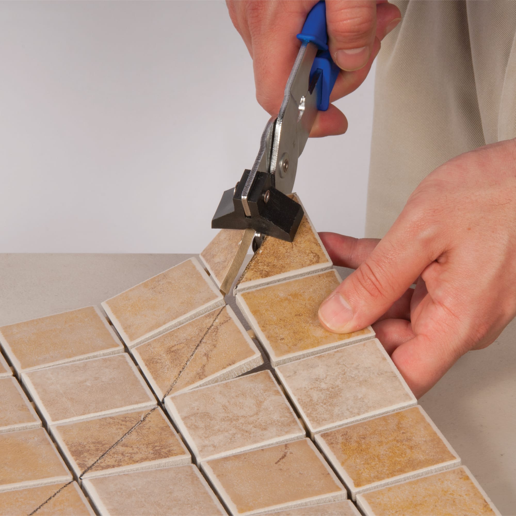 Hand-Held Ceramic Wall Tile Cutter with Carbide Scoring Wheel - 3