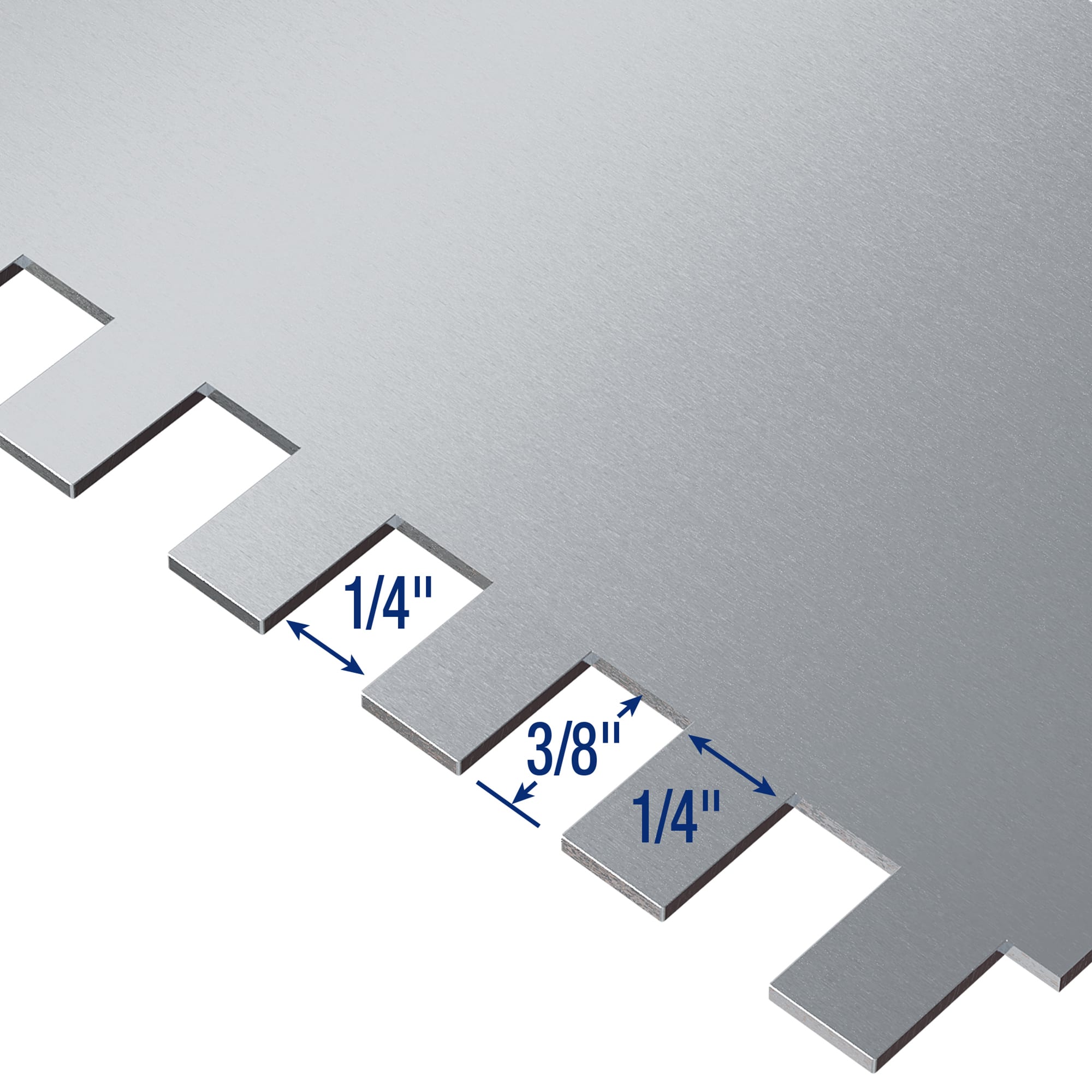 1/4" x 3/8" x 1/4" Cork Handle XL Square-Notch Flooring Trowel - 6