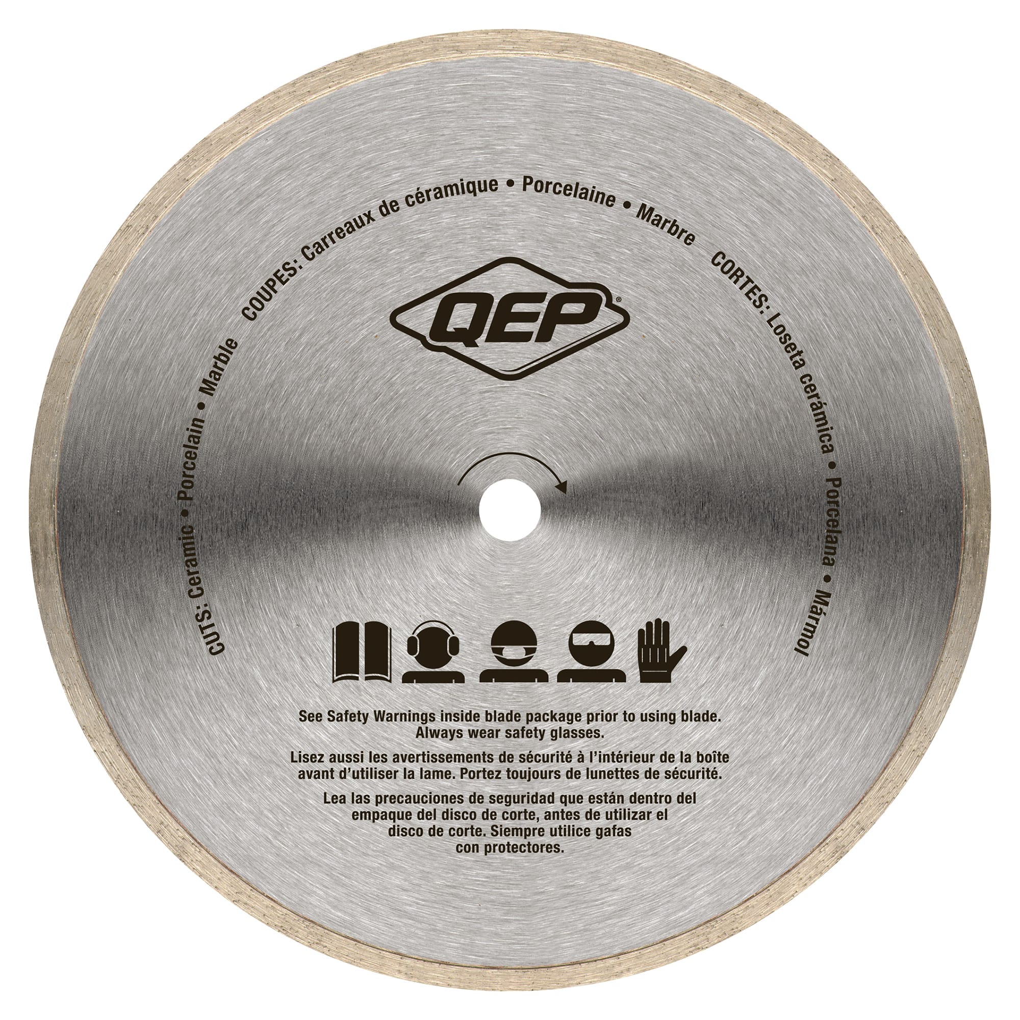 10" Continuous Rim%2C Premium Diamond Saw Blade for Wet Cuts - 3