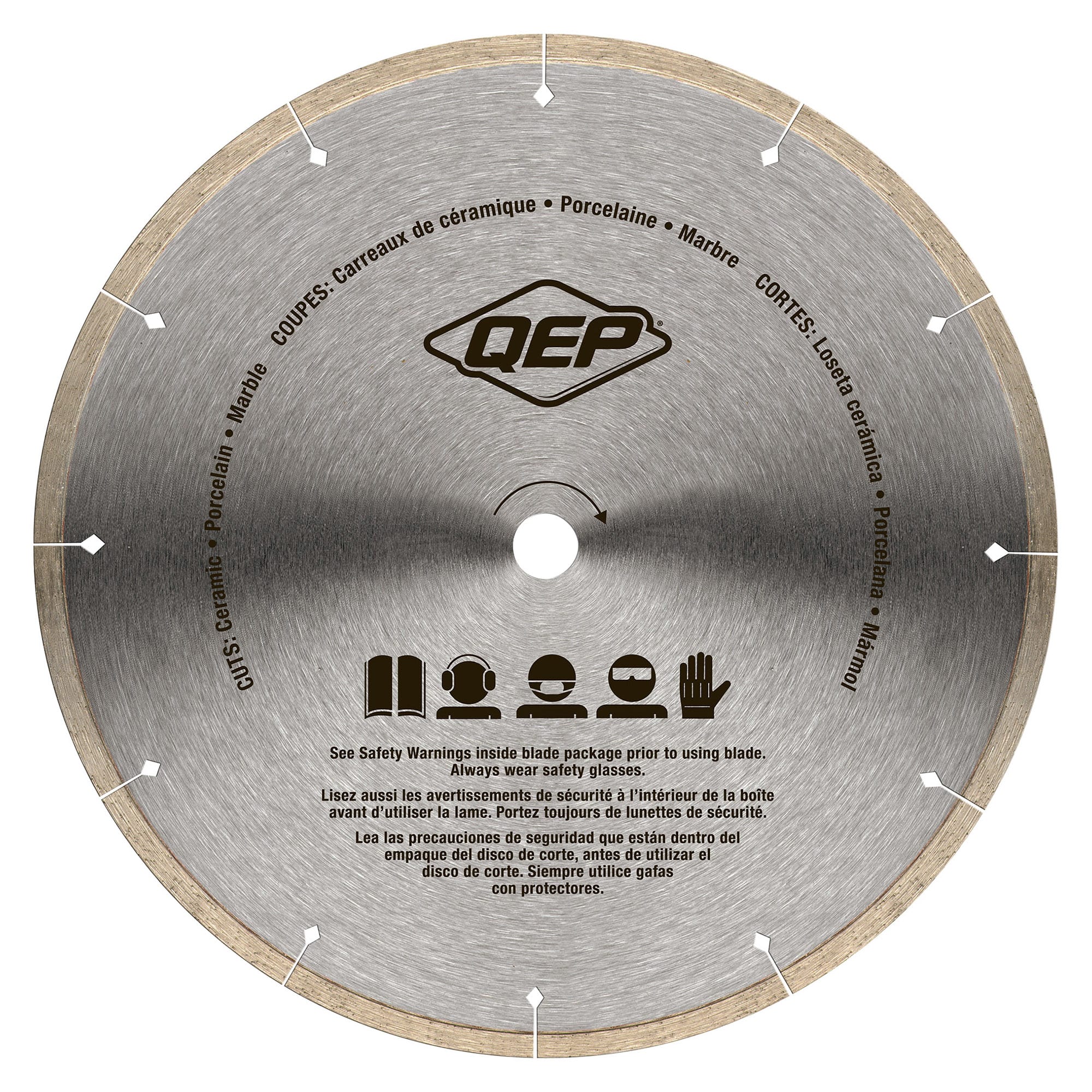 10" Black Widow Premium%2C Thin Rim Diamond Saw Blade for Wet Cuts - 4