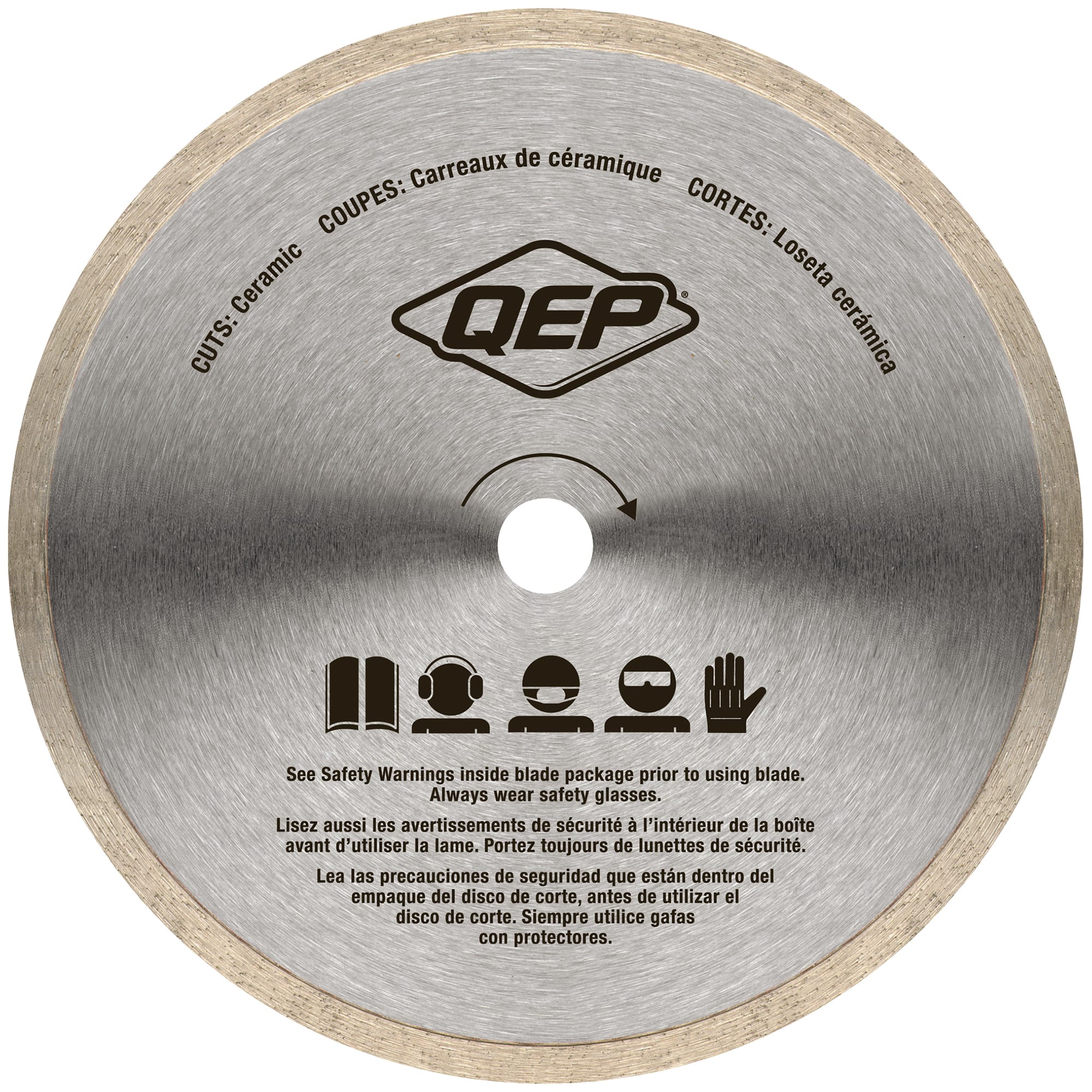 7" Continuous Rim%2C Premium Diamond Saw Blade for Wet Cuts - 4
