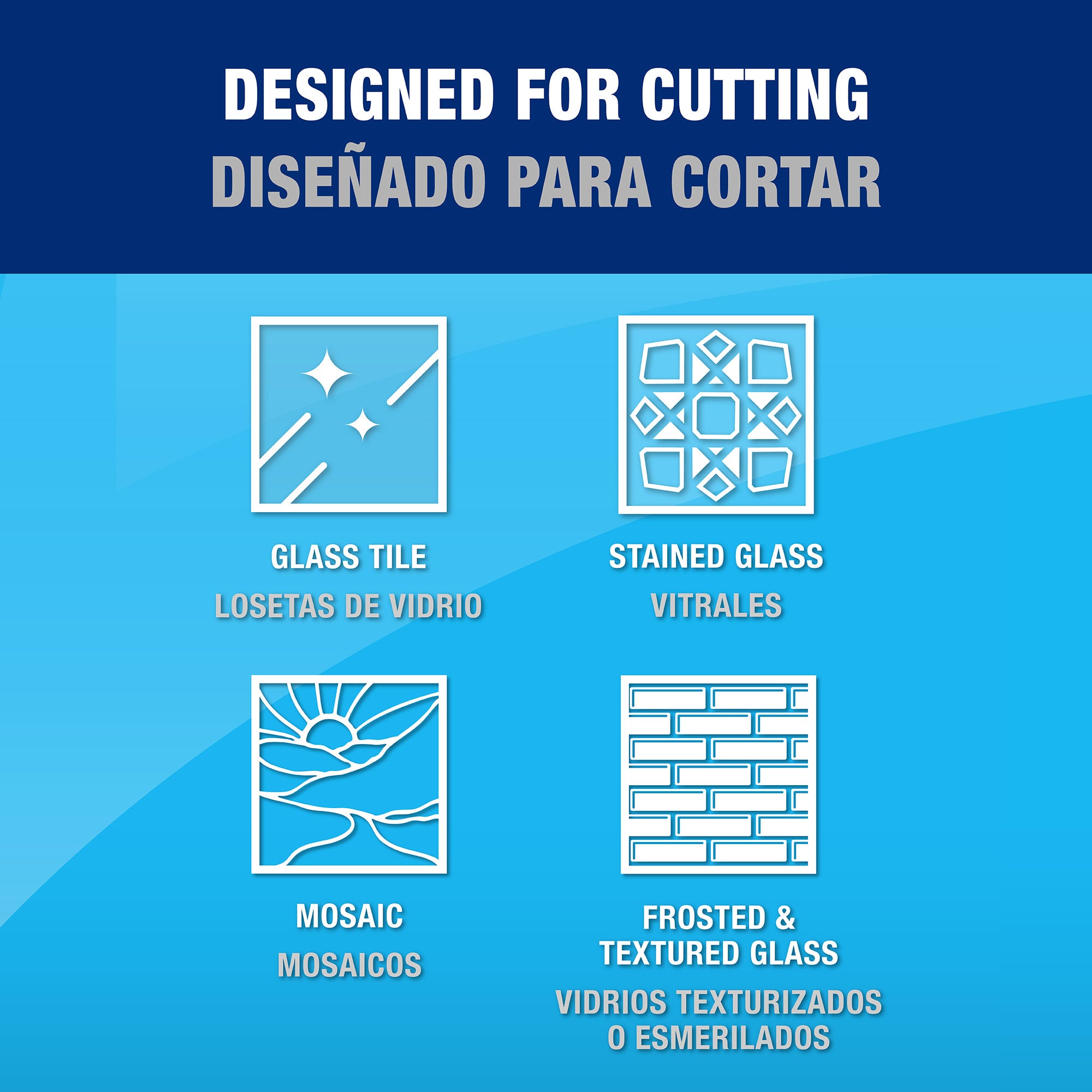 7" Diamond Saw Blade for Glass Tile%2C Wet Use - 3