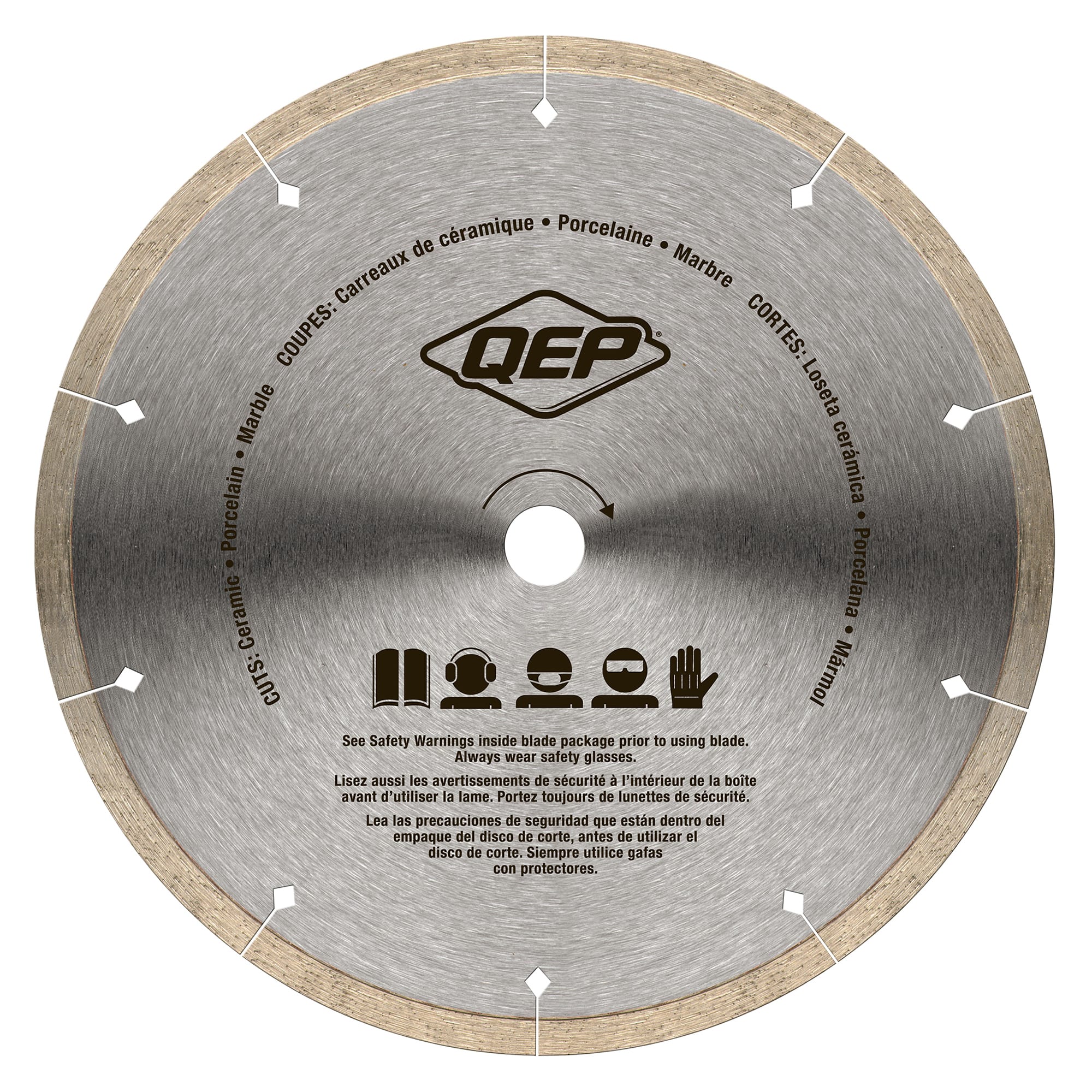 8" Black Widow Premium%2C Thin Rim Diamond Saw Blade for Wet Cuts - 3