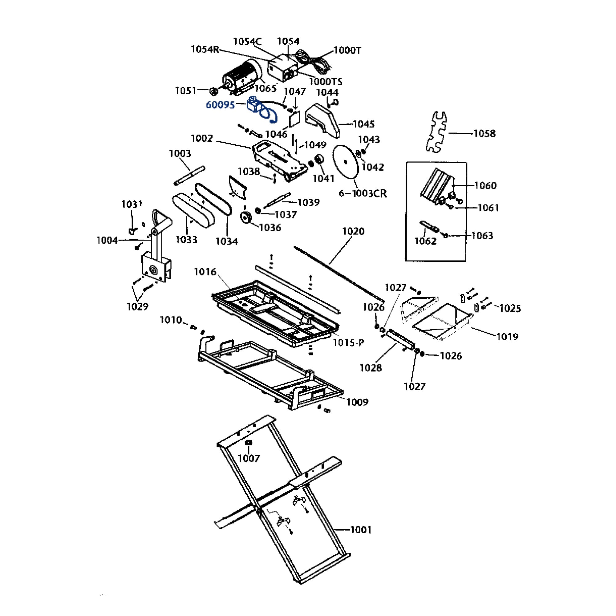 Water Pump for 60010%2C 60020 and 60060 Wet Tile Saws (120V) - 4