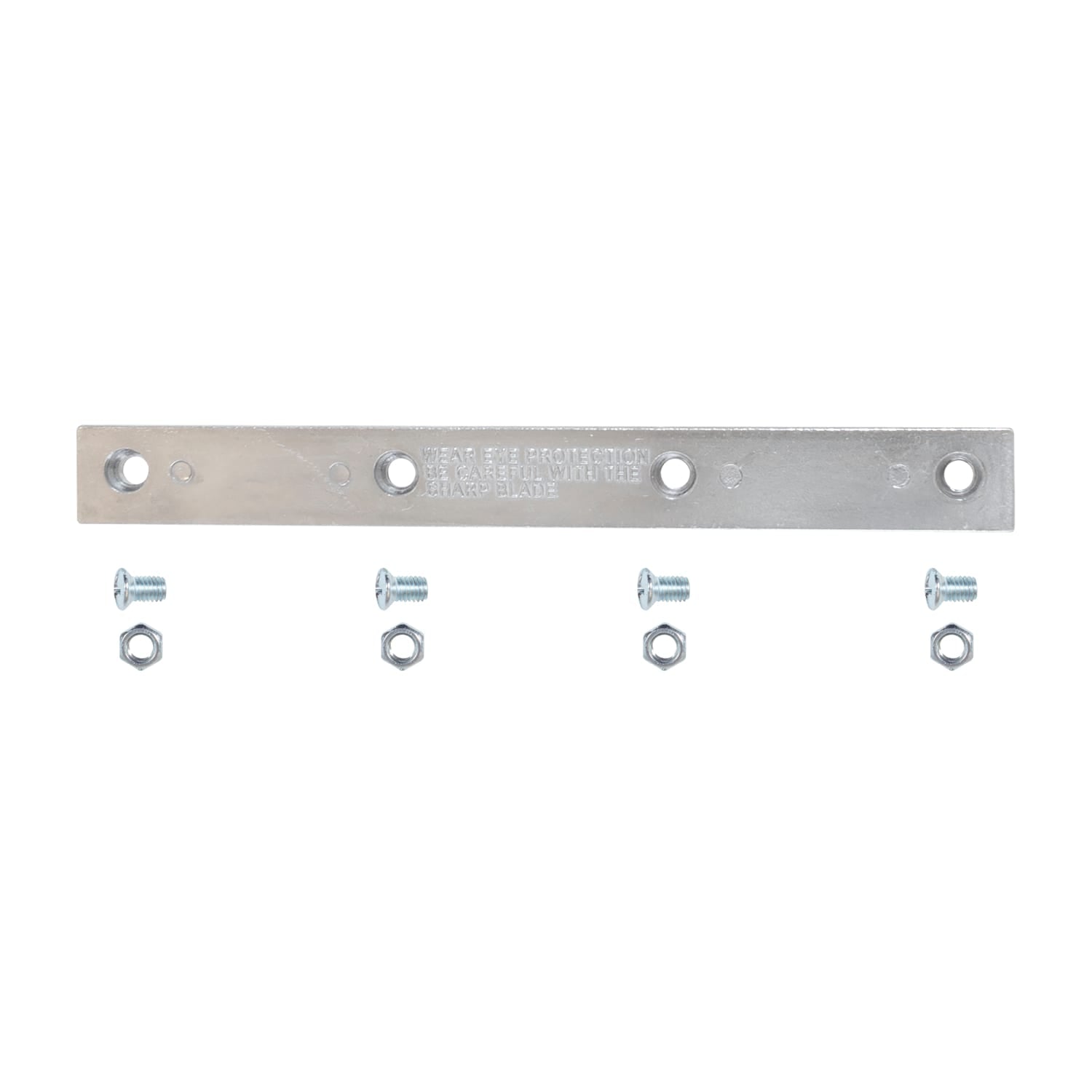 Retainer Plate for 8" Stand-Up Scraper 10-296 (includes 4 screws) - 1