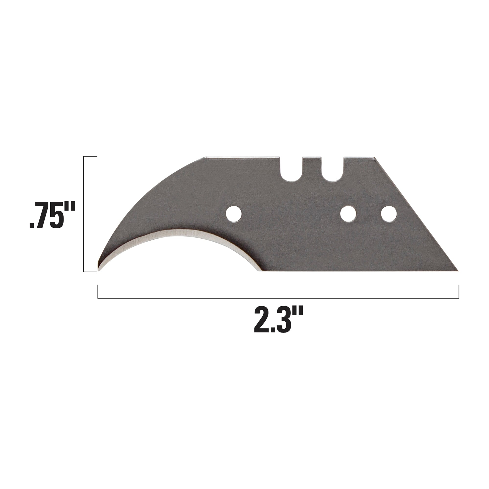 Hawk Concave Blade for Utility Knives (5 pack) - 6