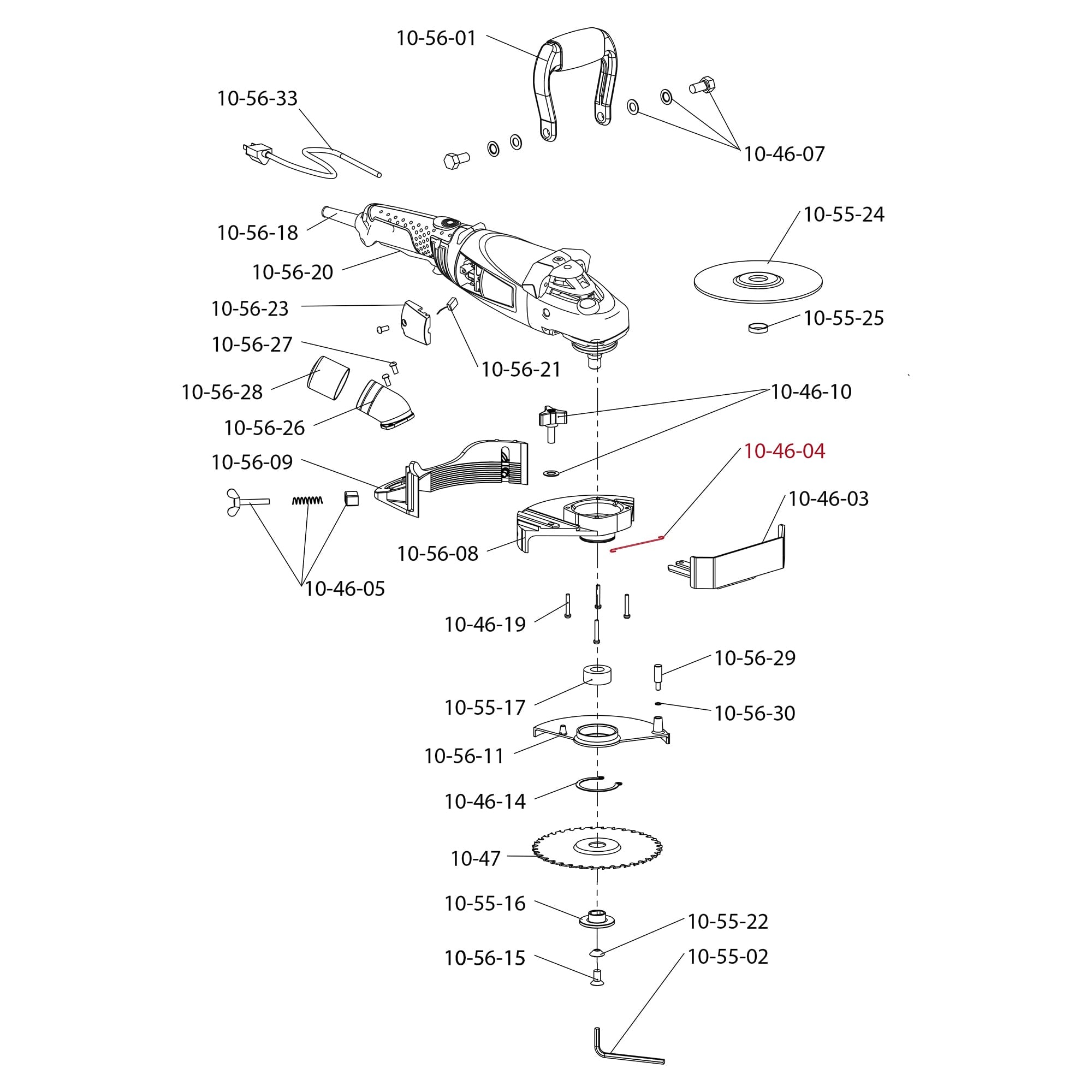 Return Spring for 10-46 Super Six 6" Jamb Saw (3 pack) - 5