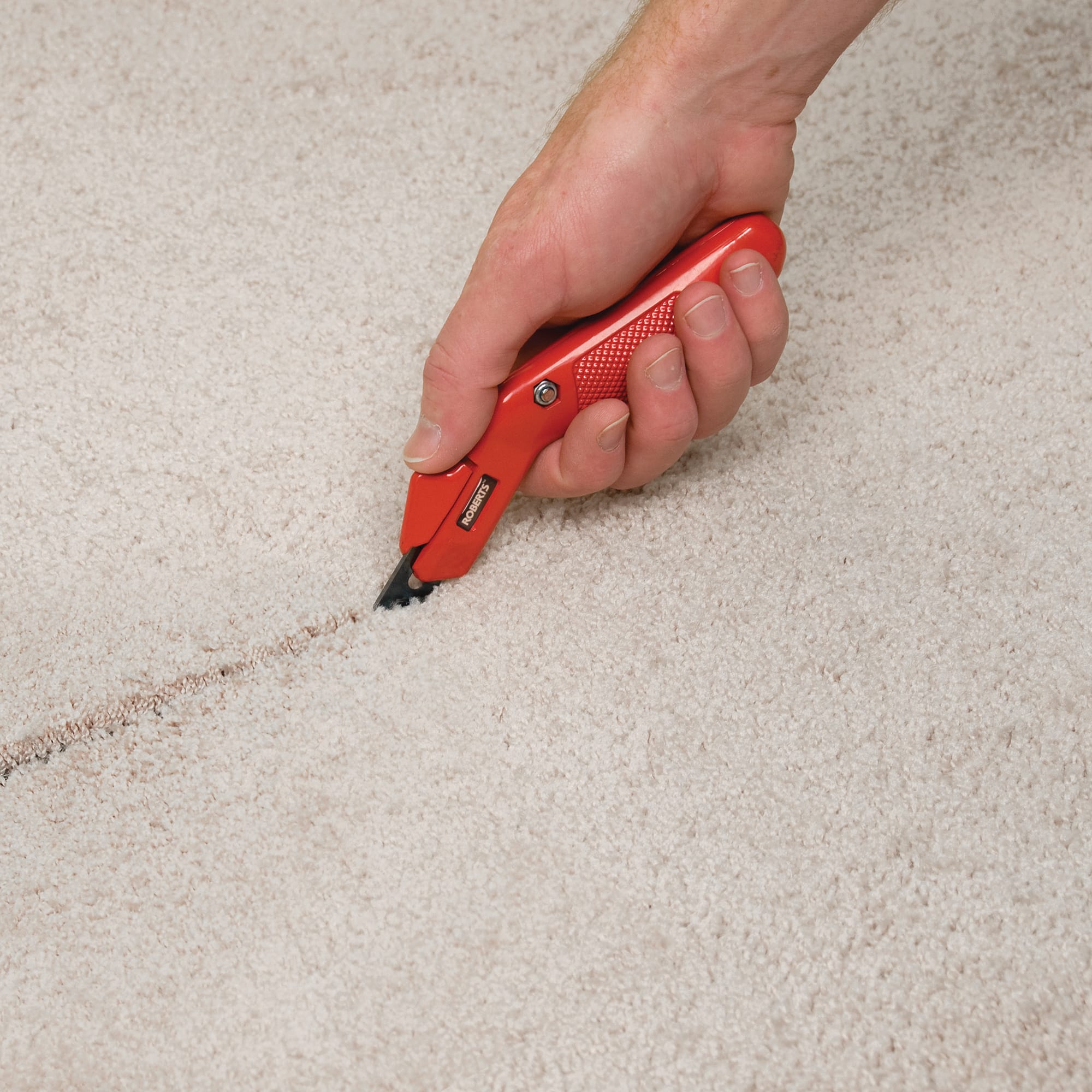 Square-End Carbon Steel Carpet Blades with Dispenser (100 pack) - 2