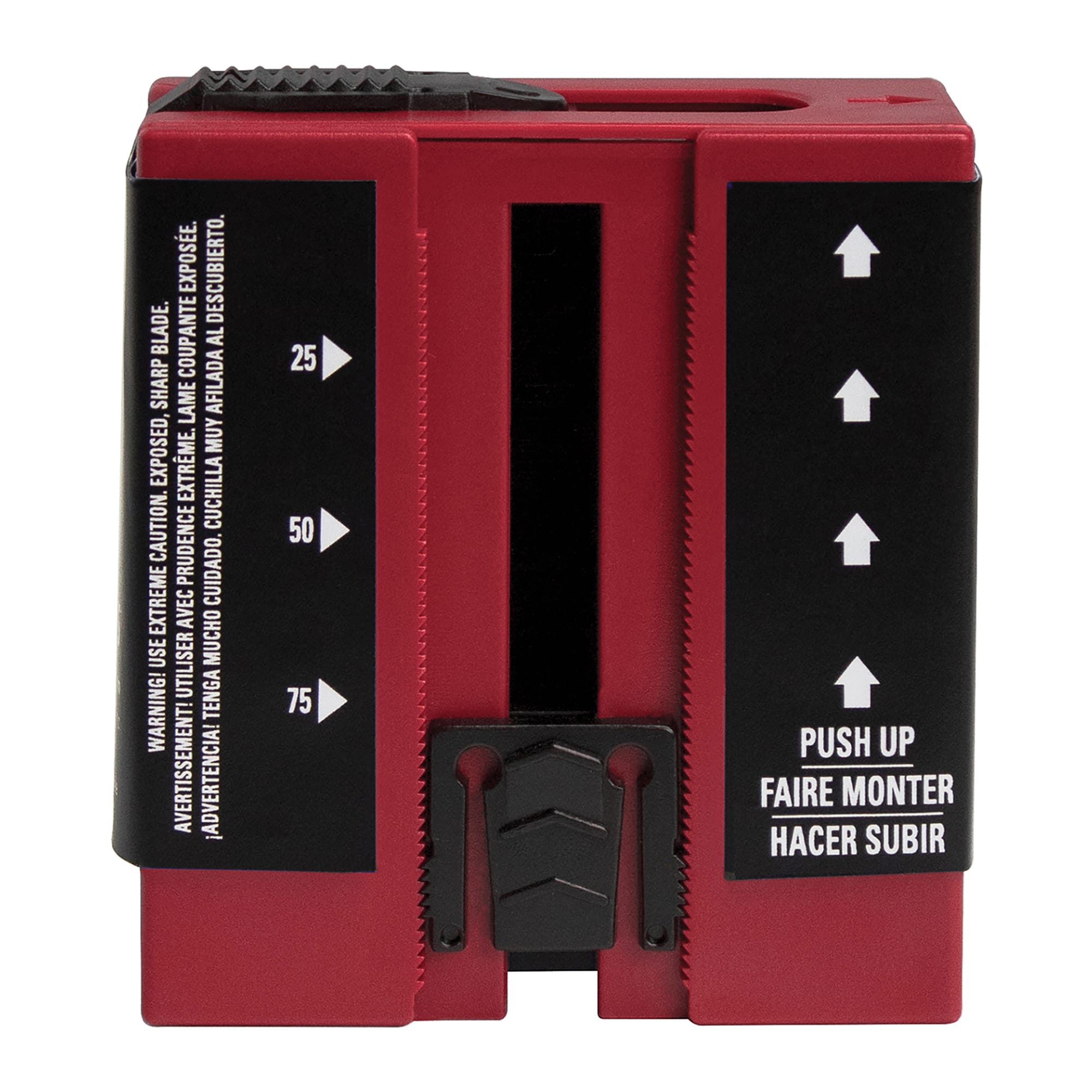 Square-End Carbon Steel Carpet Blades with Dispenser (100 pack) - 6