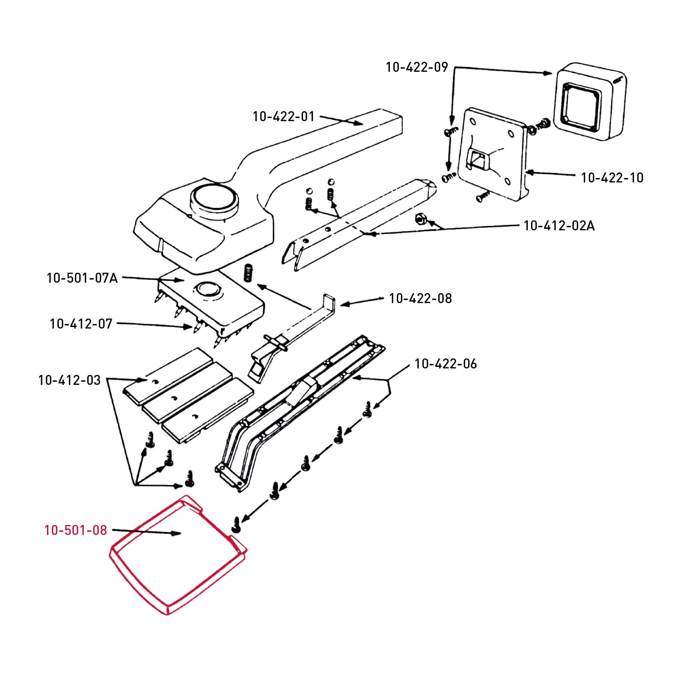 Pin Cover for Carpet Knee Kickers - 5