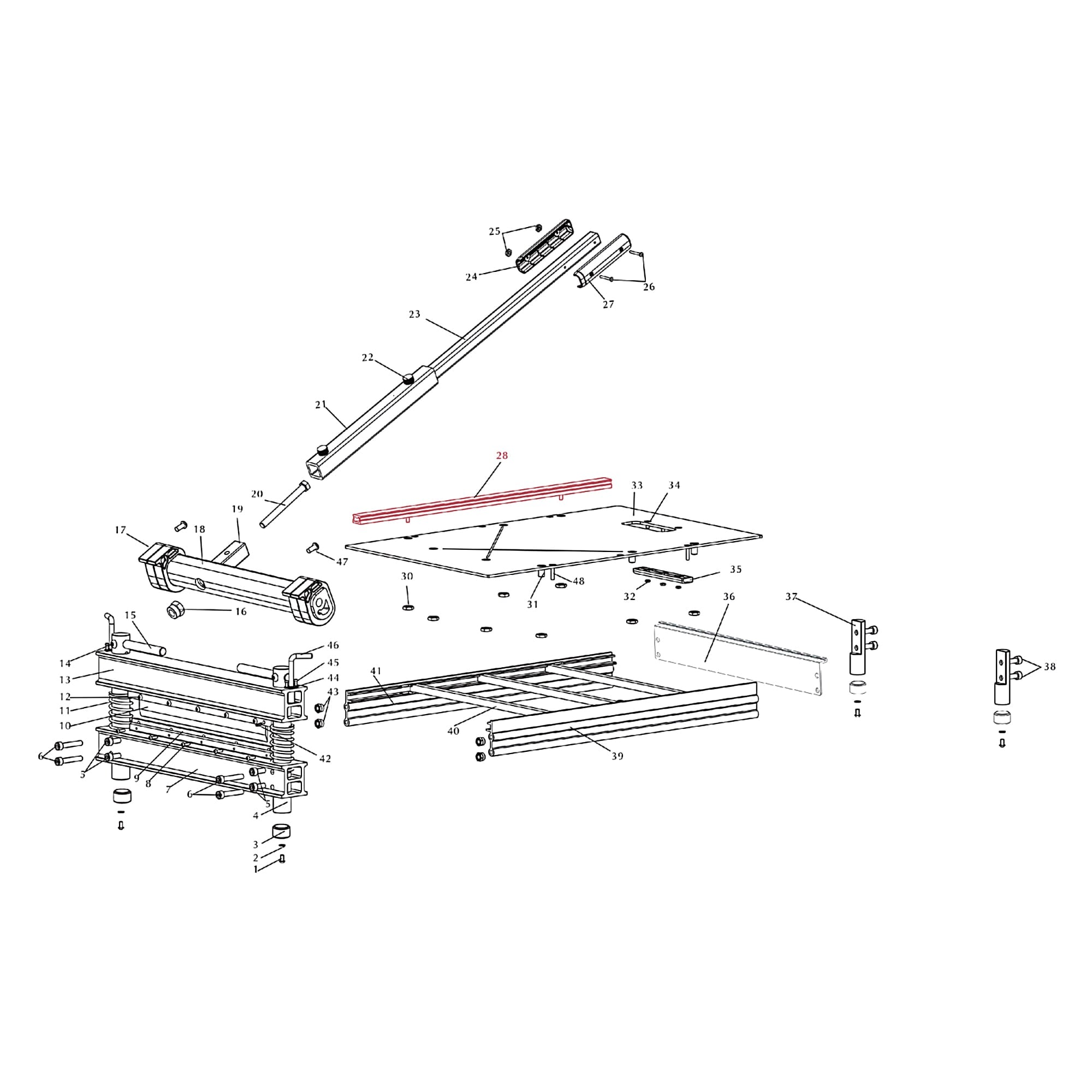 Repositionable Guide Bar for Specific Multi-Floor Cutters - 5