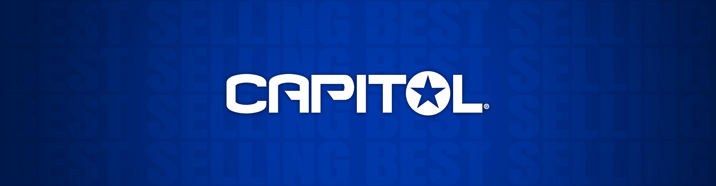CAPITOL logo on a blue background with 'BEST SELLING'