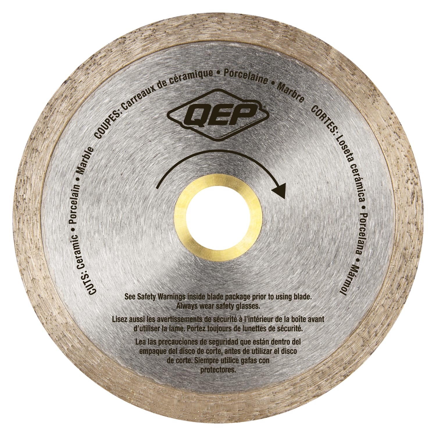4" Continuous Rim%2C Premium Diamond Saw Blade for Wet or Dry Cuts - 3