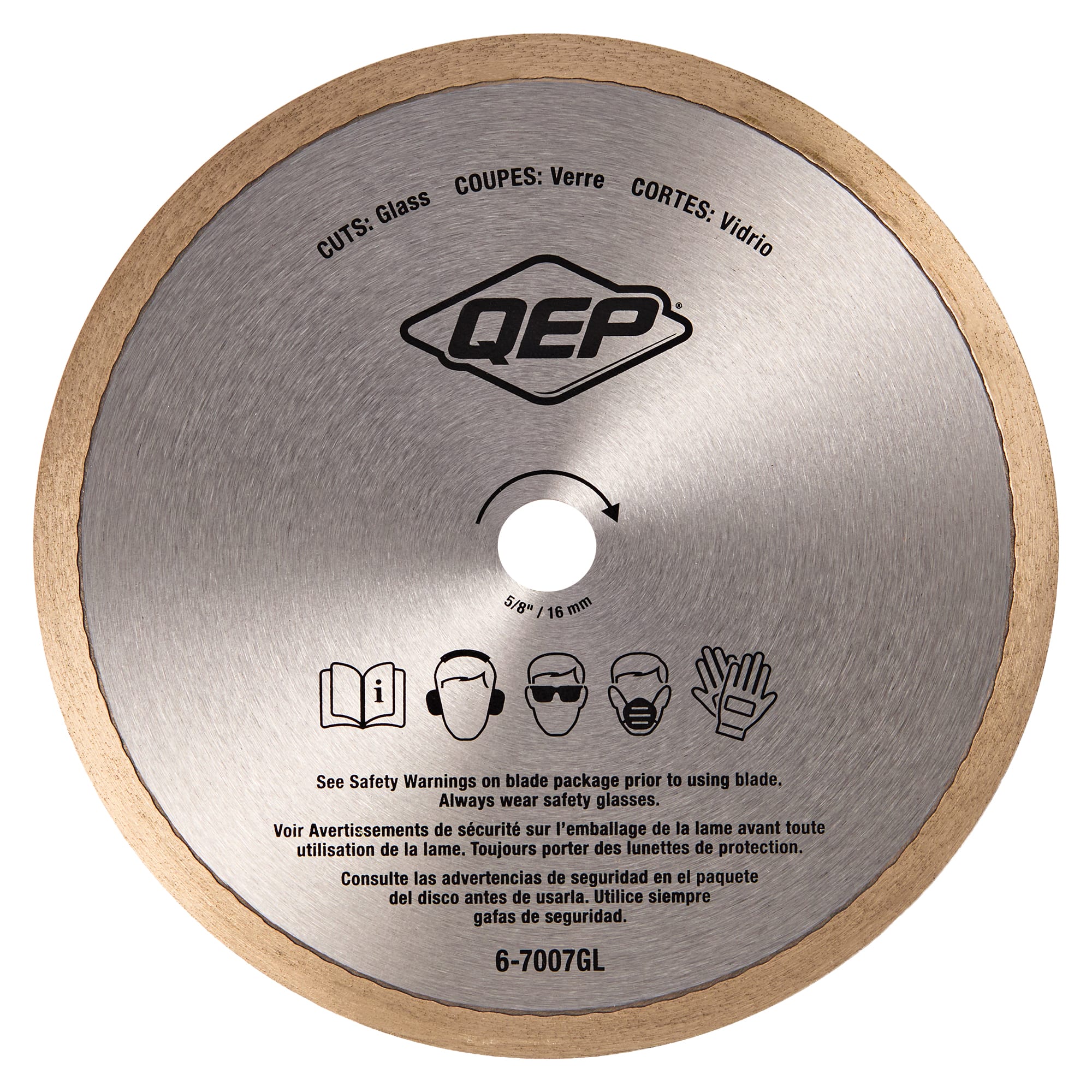 7" Diamond Saw Blade for Glass Tile%2C Wet Use - 6